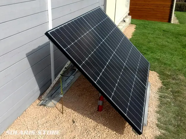 fixation sol panneau solaire