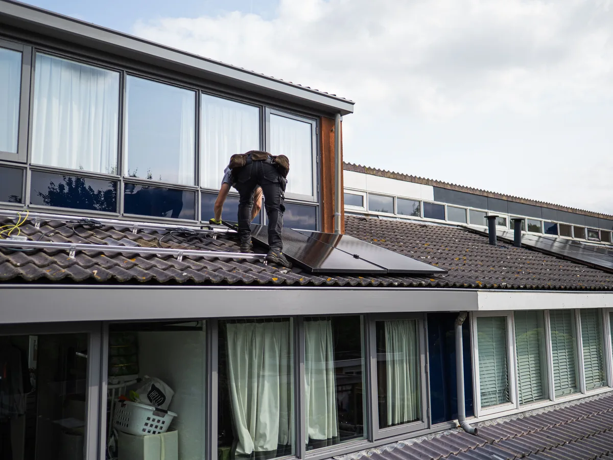optimiseur photovoltaïque ombrage sur une installation solaire de maison